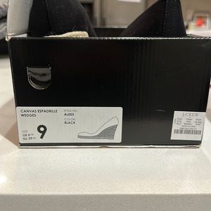 J Crew size 9 espadrille wedges